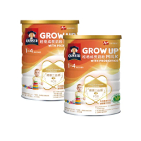 即期品【QUAKER 桂格】三益菌成長奶粉 825g x2罐(新包裝 3號 1-4歲幼童適用。效期：2025/09/29)
