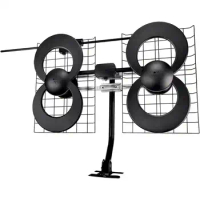 Antennas Direct ClearStream 4V Indoor Outdoor TV Antenna, Multi-Directional, 70+ Mile Range, Mast