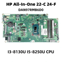 DAN97RMB6D0 For HP All-In-One 22-C 24-F Motherboard AIO With I3-8130U I5-8250U CPU DDR4 L21598-601 L21597-601 L13474-001/601