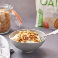 Red Tractor Organic Rolled Oats 1 Kg - Oatmeal Organik 100% Gandum Utuh Australia