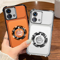 Suitable for[MOTO G84 5G,MOTO G86] phone case TPU Anti-drop Anti-slip luck apple Anti-fingerprint We