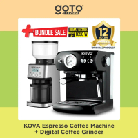 Kova [COD] Bundling Espresso Maker Coffee Grinder Mesin Biji Kopi