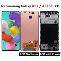 6.5‘’ LCD Display For Samsung Galaxy A51 LCD A515 A515F A515F/DS A515FD Touch Screen with Frame Digitizer Assembly