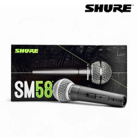 【SHURE】SM58S 動圈式人聲麥克風／全方位角色(麥克風 動圈式 MIC 直播 演唱 街頭藝人 播客)