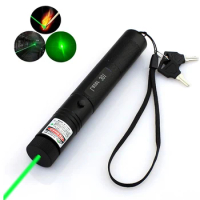 Hunting 532nm 5mw Green Laser Sight 303 Pointer High Powerful Adjustable Focus Lazer Red Lasers Pen Burning Match (no Battery)