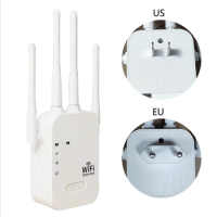 2 in 1 Wifi Booster Router 2.4Gz Wireless Repeater 300Mbps Wide CoverageNetwork
