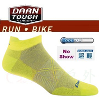 【【蘋果戶外】】Darn Tough 1772 黃綠色 男款【終身保固】No Show Ultra Light 戶外機能襪 100％美國製造 雪襪 跑步襪 單車