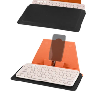 Geekria Compact Keyboard Sleeve Case with Smartphone and Tablet Stand, Keyboard Cover Compatible with Logitech K380 Wireless