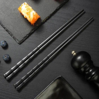 Non Slip Chinese Chopsticks Food Sushi Sticks Reusable Dishwasher Safe Bamboo Shape Food Grade Chopsticks