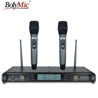 Bolymic UHF cordless microphone handheld Karaoke Wireless Microphone system