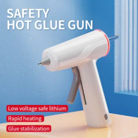 10W Rechargeable Type Wireless Hot Melt Glue Gun Household Industrial Mini Guns Hand Tools For Children Electric Heat