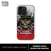 Softcase Glossy Garuda Indonesia Merah Putih untuk iPhone & Android Oppo/Samsung/Vivo/Realme/Xiaomi 