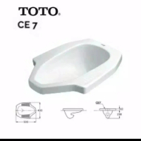 closet jongkok toto ce7 /CLOSET JONGKOK TOTO CE 7 /CLOSET TOTO