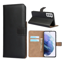 100pcs/Lot Phone Case genuine real leather Wallet Case For Samsung A52 A72 A31 A21 S21 S20 M31 M31 A51 A71 M51 Ultra plus 5G