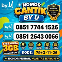 Nomer Cantik By U Telkomsel