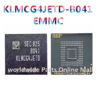 1pcs-5pcs KLMCG4JETD-B041 is suitable for Samsung version 5.1 emmc mobile phone font second-hand planting good ball ic