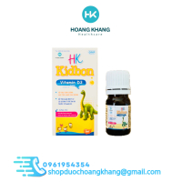 HK KIDBON hỗ trợ giảm còi xương , tăng hấp thu canxi. Lọ 5ml