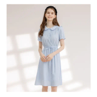 【Iris Girls 艾莉詩】輕甜美學襯衫洋裝-2色(41611)