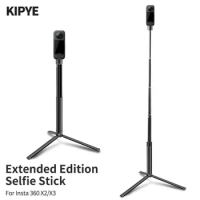 For Insta360 X4 X3 / ONE X2 Invisible Selfie Stick For insta 360 one x 3 Accessories Extension Rod Tripod