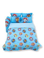 ชุดผ้าปูที่นอน 5 ฟุต 6 ชิ้น (ควีนไซซ์) รุ่น Micro Digital Print ลาย PAW PATROL ลิขสิทธิ์แท้ JP008