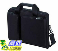[7東京直購] ELECOM 手提公事包 可收納13.3吋筆電 衝擊吸收 側背 黑色