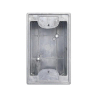 【朝日電工】工業風白鐵組合式雙插座組+1P鋁明盒(插座組+明盒)