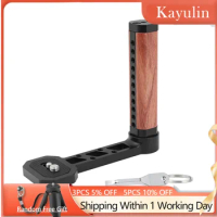 Kayulin Wooden Side Handgrip L Type For DJI Ronin-S SC &amp; Zhiyun Crane 2 V2 Stabilizer Gimbals