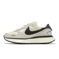 Nike 休閒鞋 Wmns Phoenix Waffle 女鞋 米白 黑 麂皮 異材質拼接 復古  FD2196-100