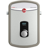 Rheem 8kW 240V Tankless Electric Water Heater well