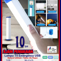 Lampu Emergency Led Super Terang Lampu T5 Charger Lampu TL Cas Batre