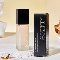 SKIT Oil-Control Concealer Foundation Moisturizing BB Cream Primer Mencerahkan Wajah Wanita Asli.