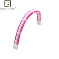 180 Degree 18AWG EPS CPU 4+4Pin 8Pin Power Extension Cable Male to Female Fits PSU Model for SilverStone FSP SuperFlower NZXT