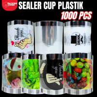 1000 Pcs - Cup Sealer Plastik Lid Cup Press | Segel Gelas Minuman Promo !
