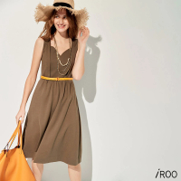 【iROO】簡約中長版洋裝