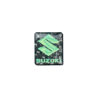 Tem logo carbon fiber cho xe SUZUKI, hiệu ứng ánh sáng 3D từ vân carbon fiber