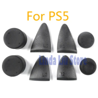 8pcs/lot For Sony PS5 Controller 8 in 1 Thumb Stick Grip Joystick cover L2 R2 Extenders Button Trigger Silicone Rocker Cap