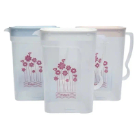 Ca đựng nước nhựa chịu nhiệt 1,8L Việt Nhật cao cấp, Bình đựng nước vuông đựng trà, nước hoa quả (60