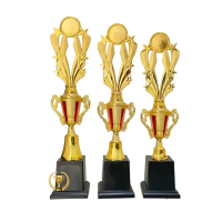 Piala Set CK05 Juara 123 isi 3 Piala | Piala Set Penghargaan | Trophy Set Custom Stiker