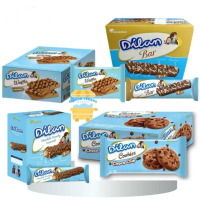 Dilan Snack Indonesia - Waffle Bar Cookies Choco Chip & Chocolate Creamy Caramel Rasa Lezat