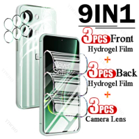 9in1 Full Cover Front Back Hydrogel Film for OnePlus Nord 3 6.74" Fingerprint Screen Protectors for OnePlus Nord3 Camera Lens HD