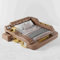 Hot Selling Professional Wholesale Modern Wooden Frame King Size Platform Bed