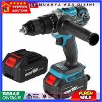Bor Listrik Cordless Brushless with Lights 1350RPM 18V - LB176