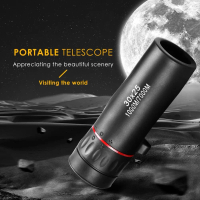 Practical Portable Zoom 7X Scope 30x25 Monocular Telescope Rubber+Plastic Dedicated for Outdoor Trav