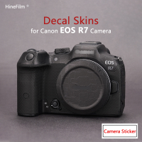 EOSR7กล้องพรีเมี่ยมรูปลอกผิวสำหรับ Canon EOS R7กล้องผิวรูปลอกป้องกันสติ๊กเกอร์ป้องกันรอยขีดข่วนปกภาพยนตร์