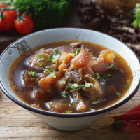 【清真市集】800g冷凍紅燒牛筋含湯(清真料理 / 本土溫體溯源牛肉)