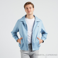 【ROBERTA諾貝達】 男裝 時尚精品 講究極致立領式外套  藍