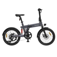 Thunder 2 Electric Bike 20 inch Rubber Tires 350W Motor Foldable EBike 20mph Max Speed 10.4Ah Battery Shimano 7Speed Gear