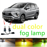 Mentol Lampu Kabus LED, 2pc, Putih 6000K, 80W, Untuk Mitsubishi Xpander 2017-2021, Depan H11, Sesuai