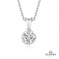 SOPHIA 蘇菲亞珠寶 - 費洛拉 30分 GIA D/SI2 18K金 鑽石項墜