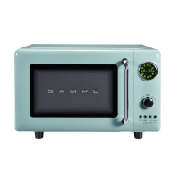 【SAMPO 聲寶】天廚20L微電腦平台式經典美型微波爐 RE-C020PM(福利品)